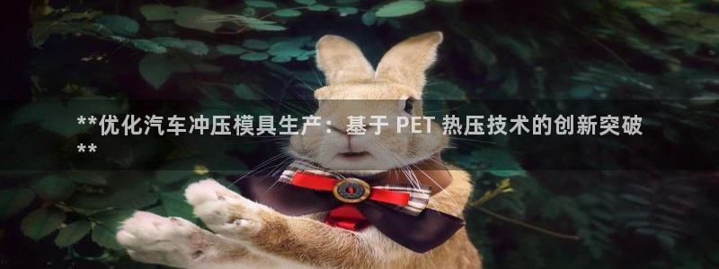 易倍单词官方网站下载：**优化汽车冲压模具生产：基于 P
