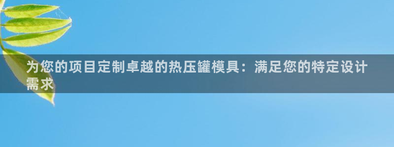 emc易倍穆里尼奥：为您的项目定制卓越的热压罐模具：满足