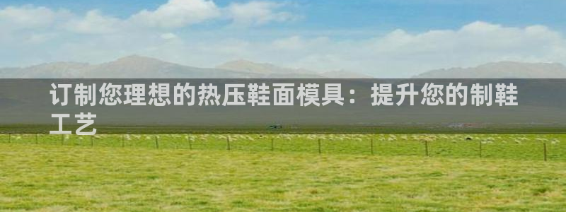易倍单词app官网：订制您理想的热压鞋面模具：提升您的制