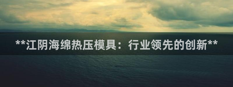 易倍申多少钱一盒：**江阴海绵热压模具：行业领先的创新*