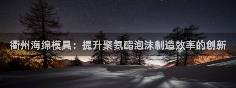 emc易倍网页版：衢州海绵模具：提升聚氨酯泡沫制造效率的