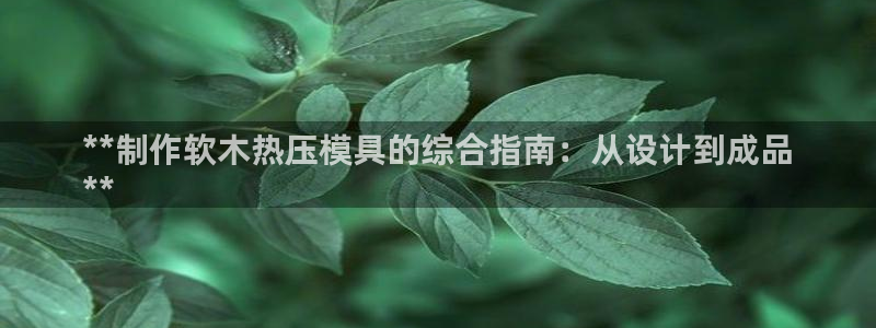 易倍申厂家：**制作软木热压模具的综合指南：从设计到成品